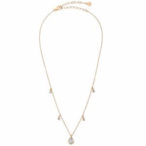 Ettika Dripping In Crystals Drop Necklace  (Gold) NWT